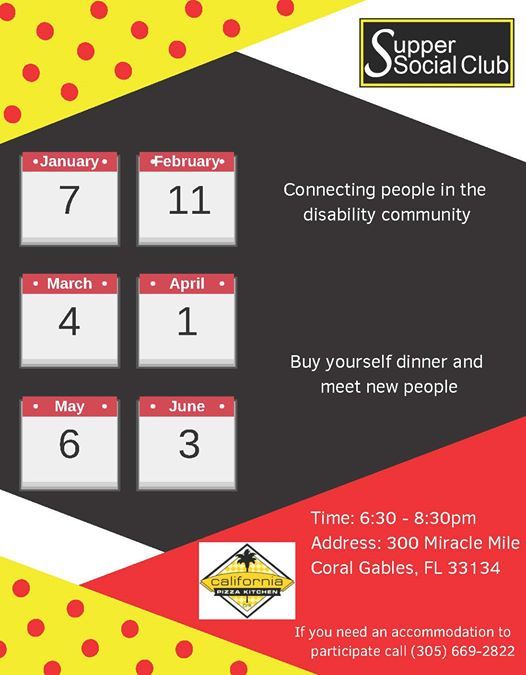 Supper Social Club At California Pizza Kitchen Coral Gables Fl