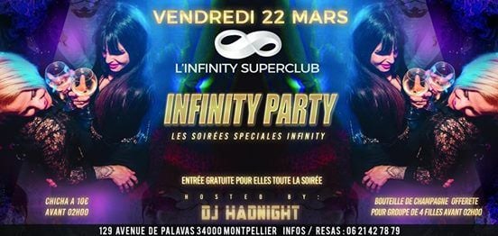 infinity party / a linfinity superclub / montpellier at l'infinity