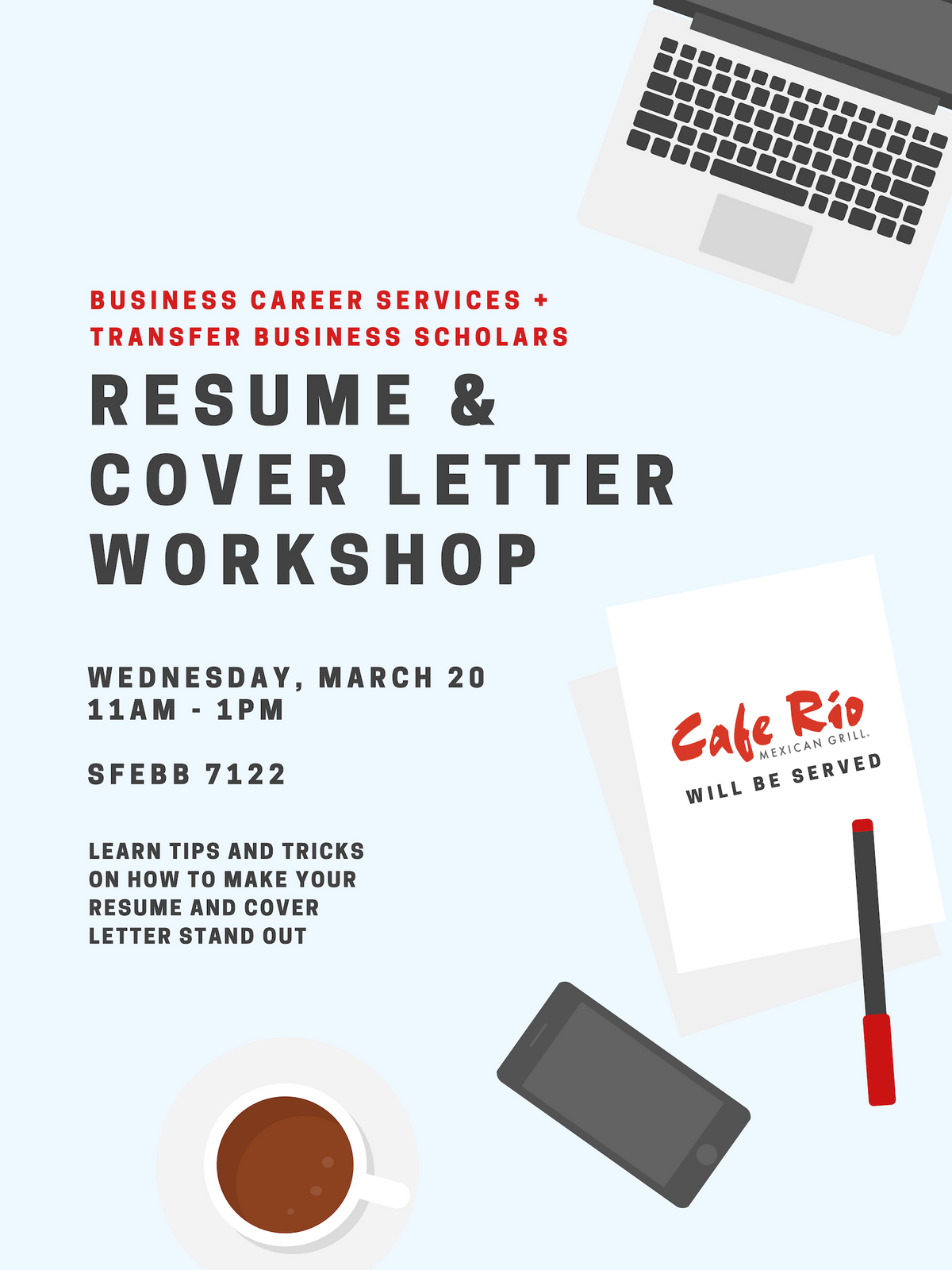 resume and cover letter workshop at spencer fox eccles cover letter workshop
