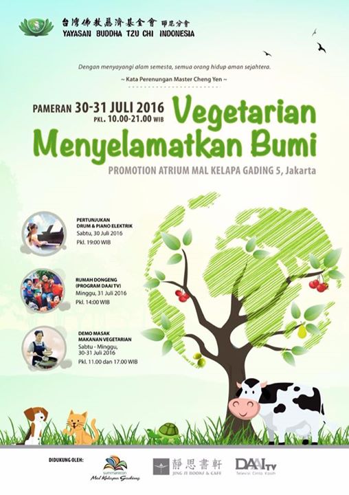 Vegetarian Menyelamatkan Bumi At Atrium Mall Kelapa  Gading 5