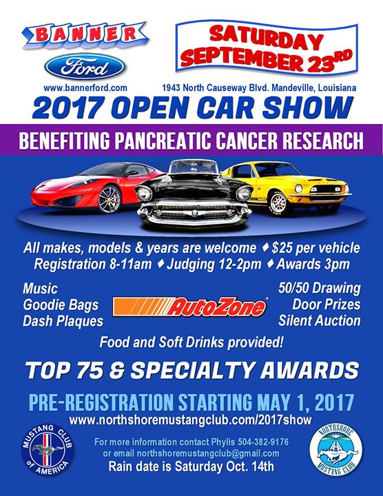 Banner Ford 2017 Open Car Show Mandeville