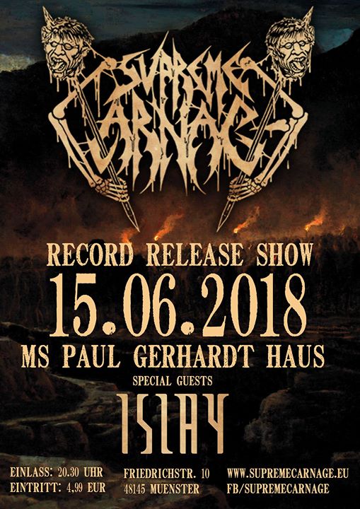 Morbid Ways To Die Record Release Show At Paul Gerhard Haus Munster