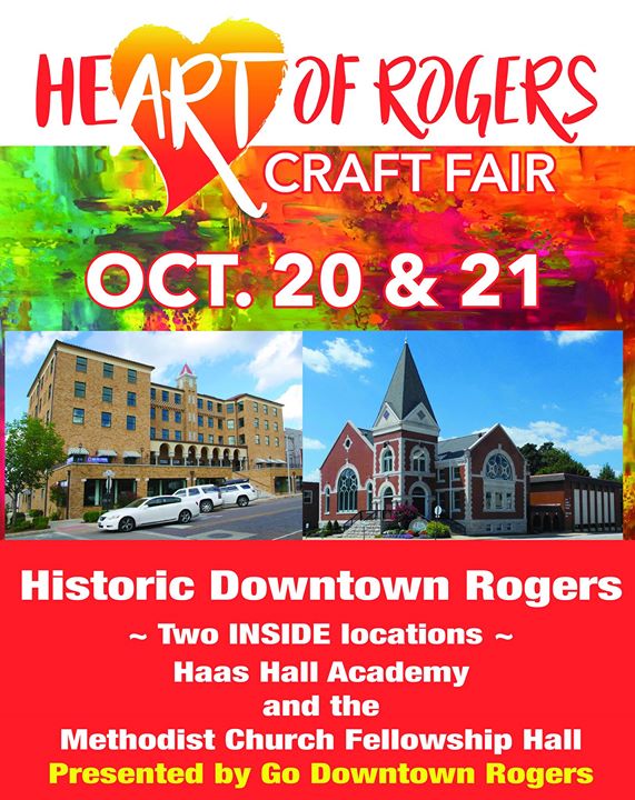 HeART of Rogers CRAFT Fair at Go Downtown Rogers, Rogers