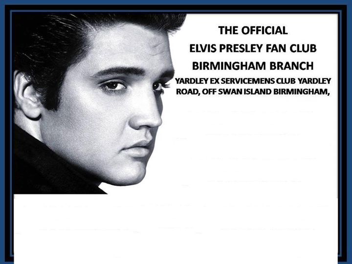 Elvis In Birmingham Elvis Party Night 68 Comeback Special Yardley Ex Servicemens Club Birmingham 4 February