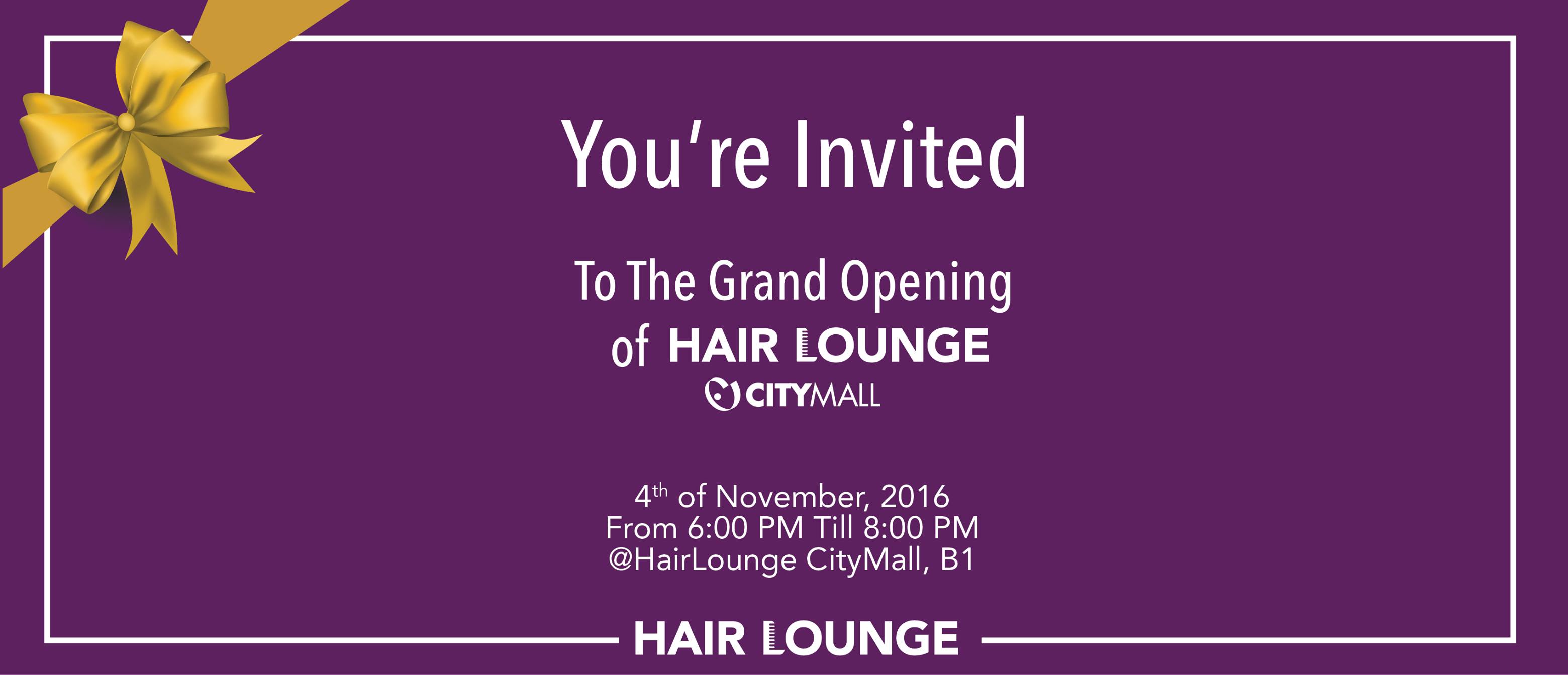 Hair Lounge City Mall Grand Opening At City Mall Dora Dora