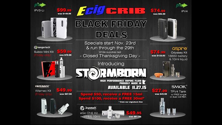 Black Friday At Ecig Crib Mankato