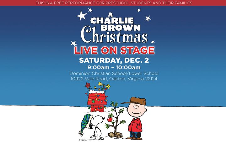 A Charlie Brown Christmas Preschool Performance At Dominion