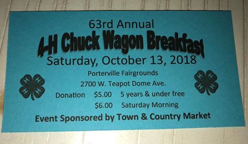 4h Chuck Wagon Breakfast At Porterville Fairgrounds