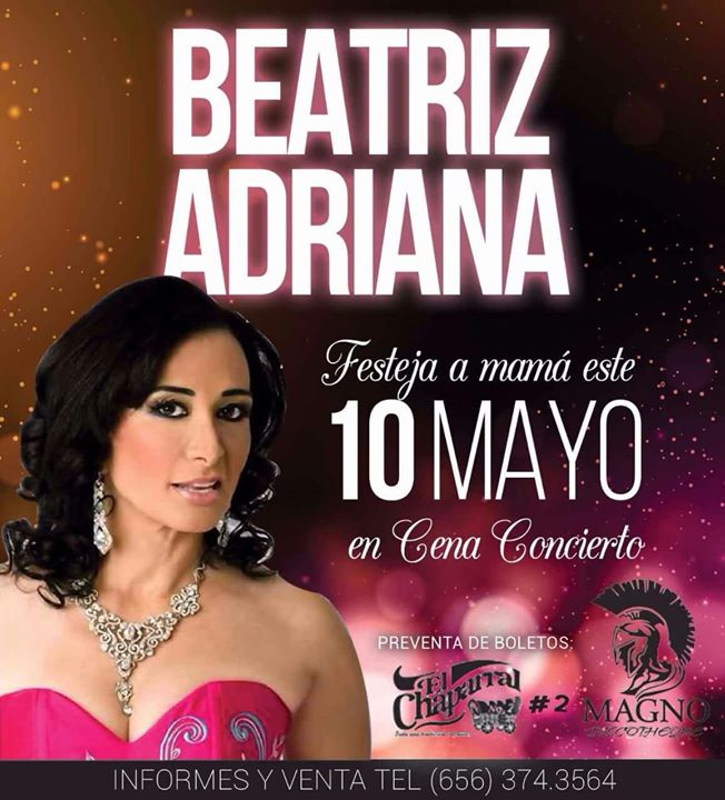 Beatriz Adriana Concierto CD Juarez at Magno Discotec, Ciudad Juárez