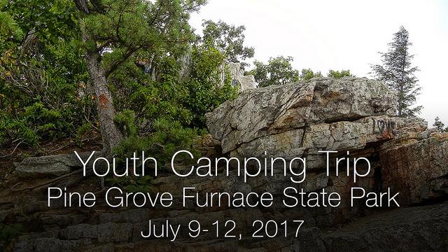 Youth Camping Trip At Pine Grove Furnace State Park Gardners