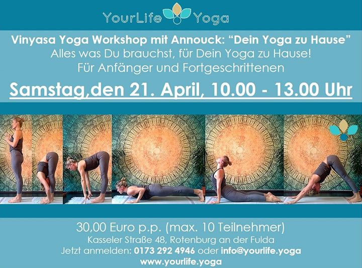 Vinyasa Yoga Workshop Dein Yoga Zu Hause At Kasseler Strasse 48