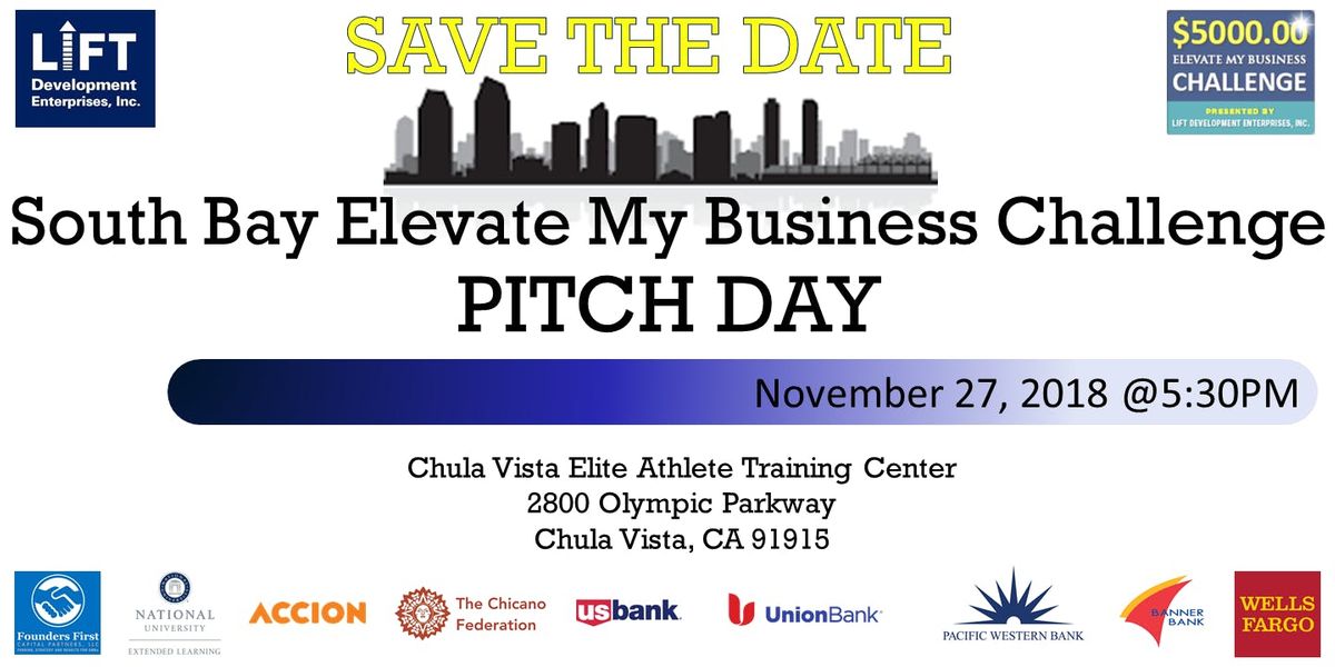 South Bay Elevate My Business Challenge Pitch Day At Chula Vista