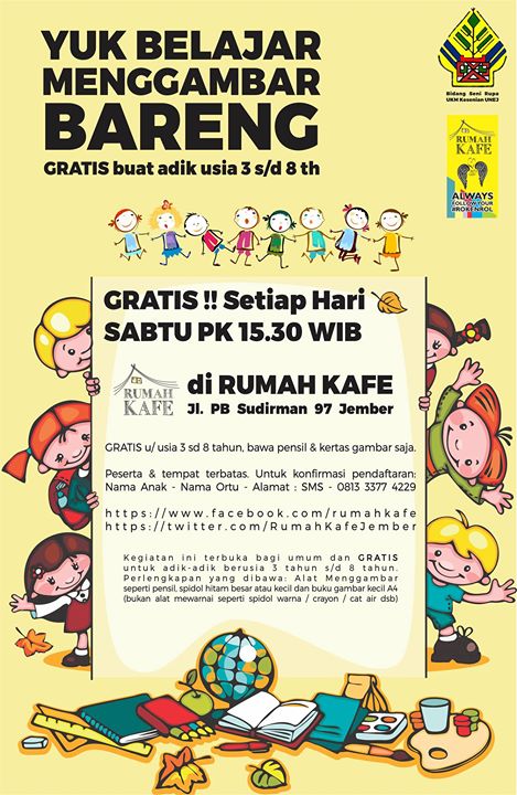 Yuk Belajar Menggambar Bareng At Rumah Kafe Jember Jember