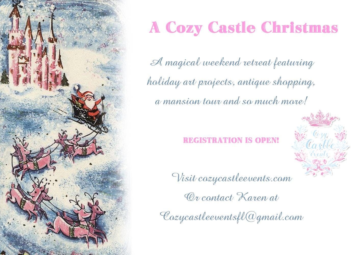cozy castle christmas art retreat weekend at the cozy castle deland deland christmas parade 2019