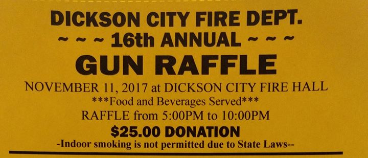 2017 Gun Raffle At Eagle Hose Company Hall Dickson City