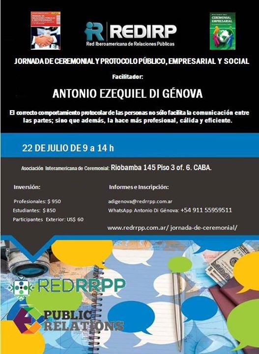Jornada De Ceremonial Y Protocolo Publico Empresarial Y Social At