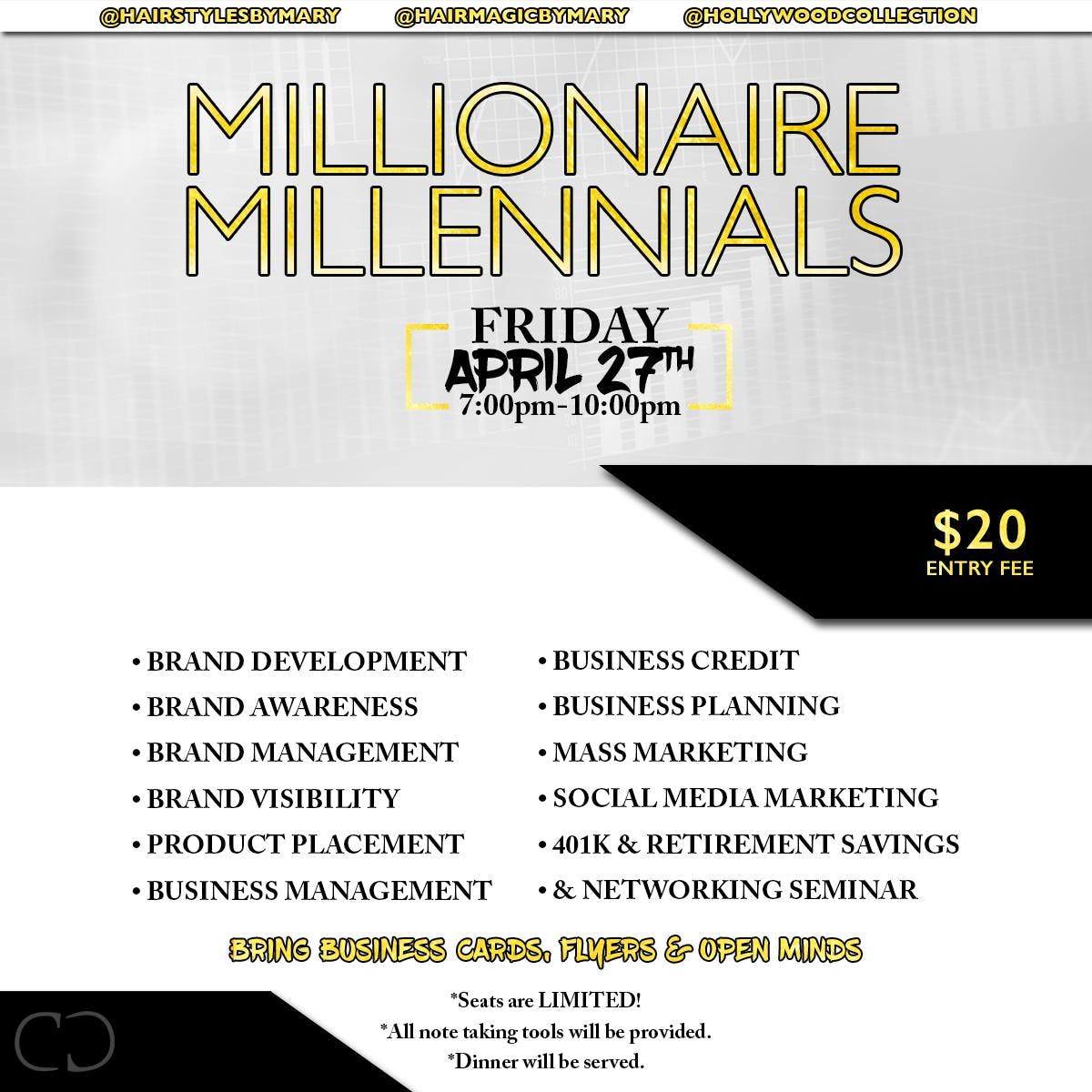 millionaire millennials at st john armenian church southfield millennials flyers