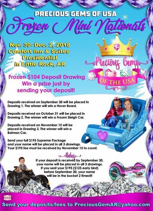 Precious Gem Of Usa Frozen Holiday Gems Mini Nationals At