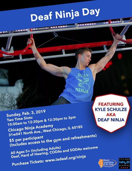 Deaf Ninja Day At Chicago Ninja Academy31w041 North Avenue West