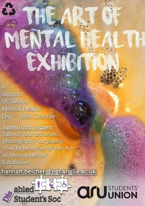 Art of Mental Health Exhibition at Anglia Ruskin University, LAB 027