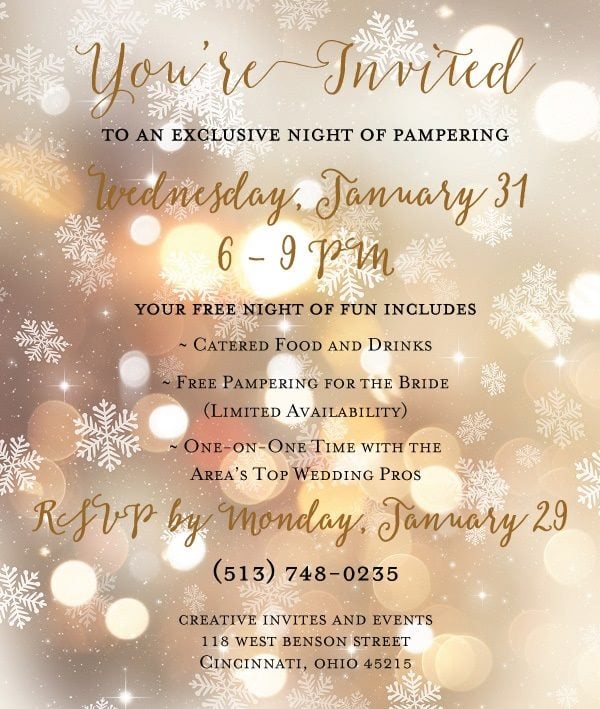 free pampering party at creative invites and events cincinnati creative invites and events