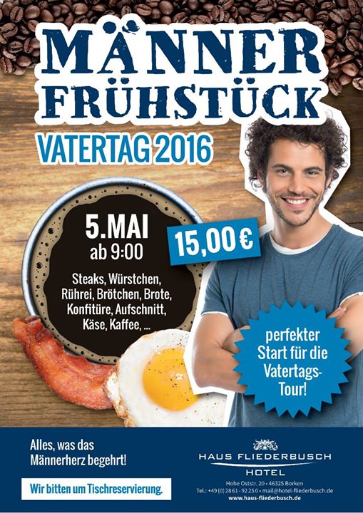 Manner Fruhstuck Vatertag 2016 At Haus Fliederbusch Borken Borken