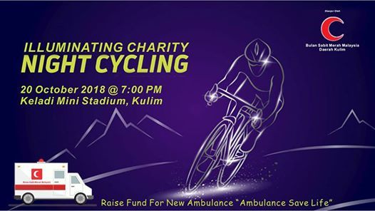 Illuminating Charity Night Cycling 2018 At Mini Stadium Keladi