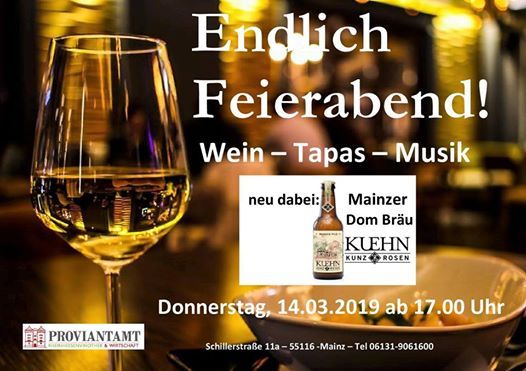 Endlich Feierabend At Proviantamt Mainz