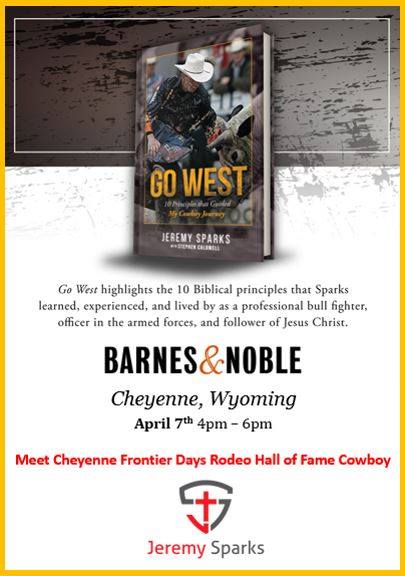 Go West By Jeremy Sparks Book Signing At Barnes Noble Cheyenne