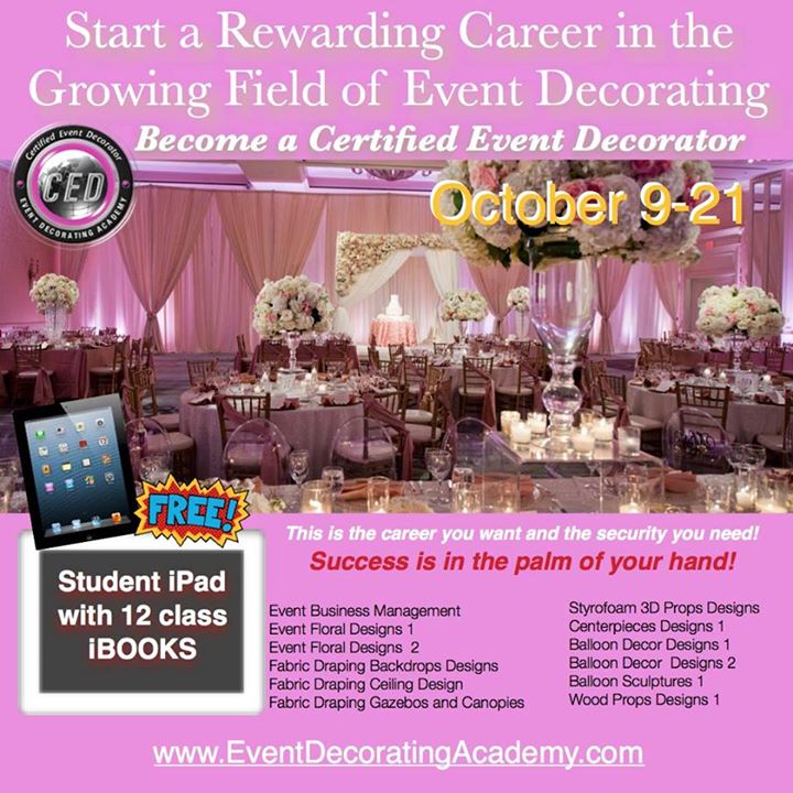 Certified Event Decorator Hollywood