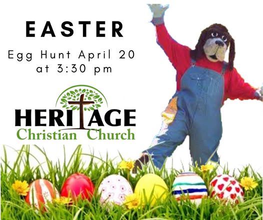 Easter Egg Hunt at Heritage Christian Church, Mount Sterling