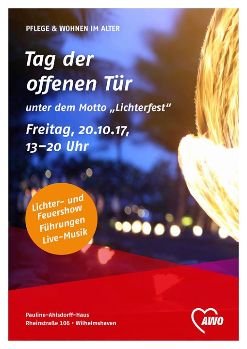 Tag Der Offenen Tur At Awo Pauline Ahlsdorff Haus Wilhelmshaven