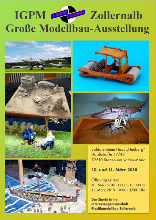 Modellbau Ausstellung 2018 At Soldatenheim Haus Heuberg 72510