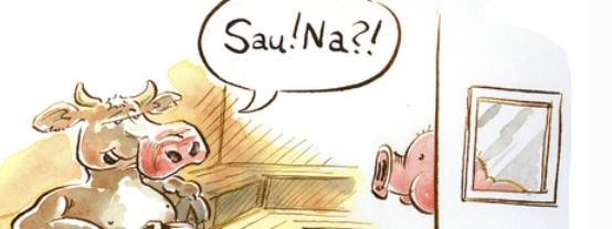 Humoristische Sauna4All at Ziegelei Oberkaufungen, Kaufungen