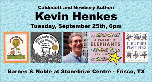Author Event Kevin Henkes At Barnes Noble Frisco Tx Frisco