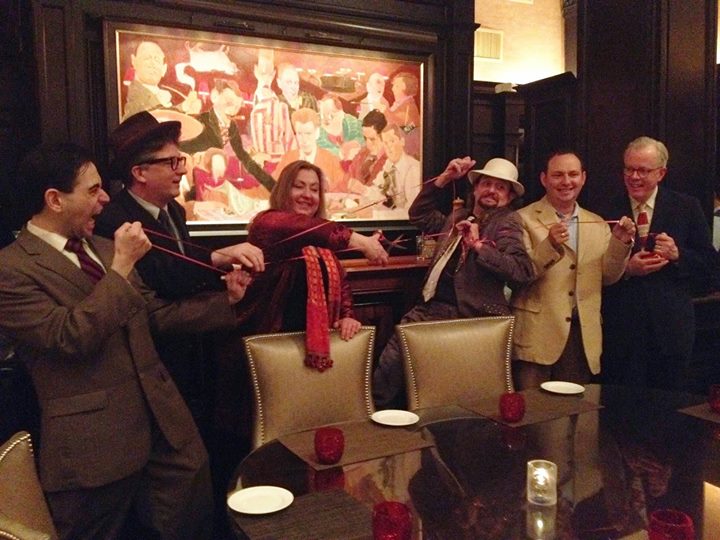 Fam Tour For Members Algonquin Hotel Lobby Round Table At Fam Tour For Members Algonquin Hotel Lobby Round Table