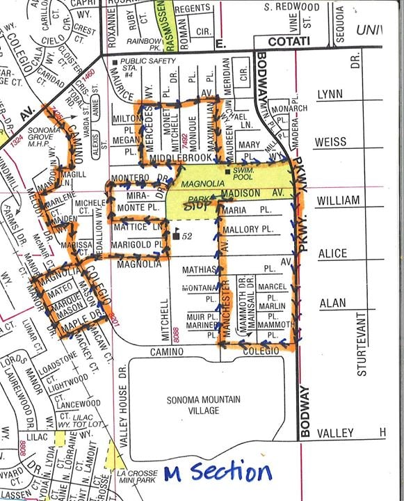 Rohnert Park Sections Map Living Room Design 2020