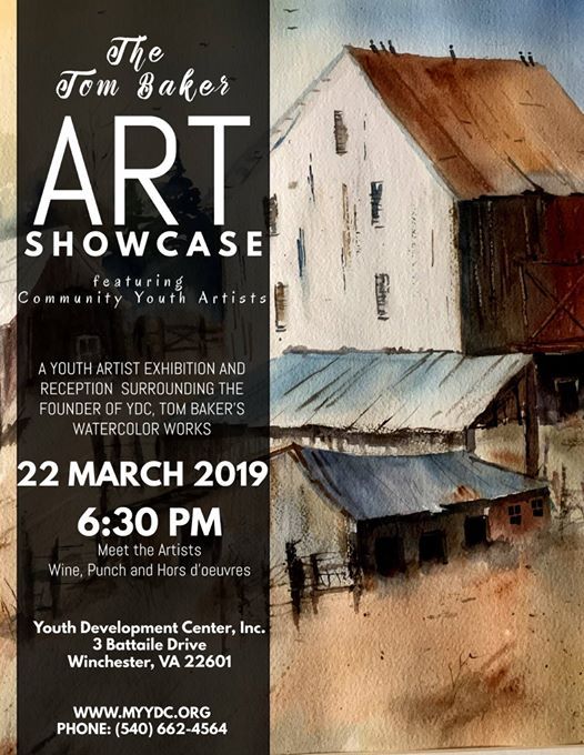 The Tom Baker Art Showcase Featuring Community Youth Artists At