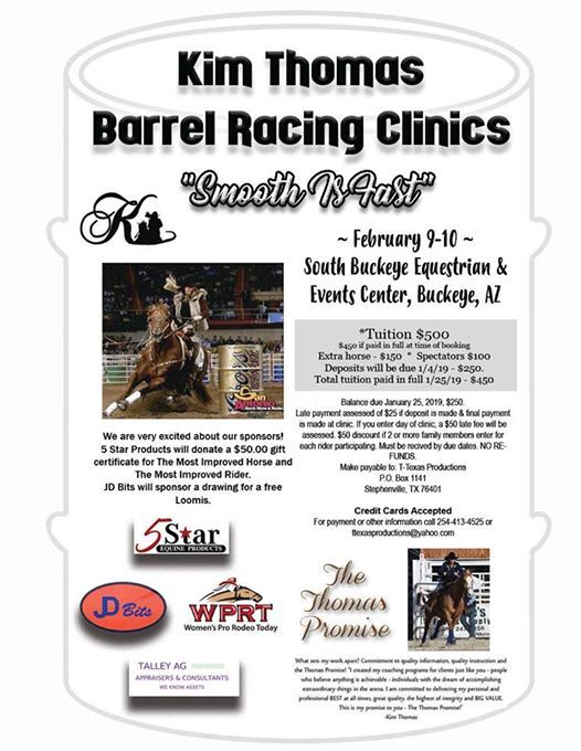 Buckeye Az Barrel Clinic At 10300 S Miller Rd Buckeye Az 85326