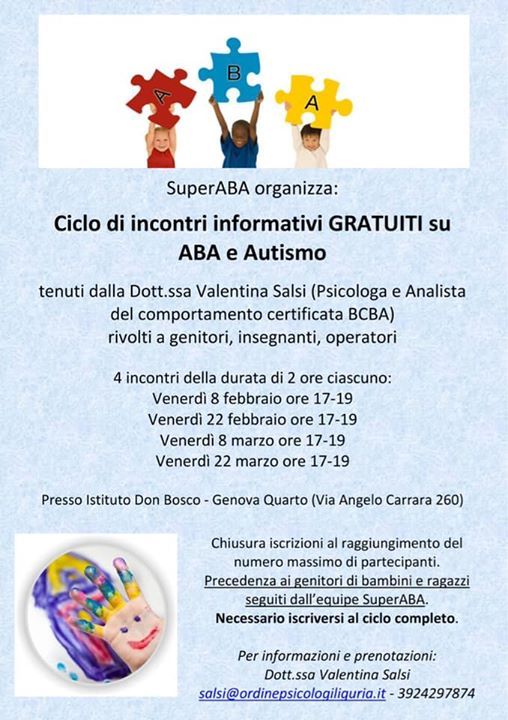 Incontri per i genitori di autismo
