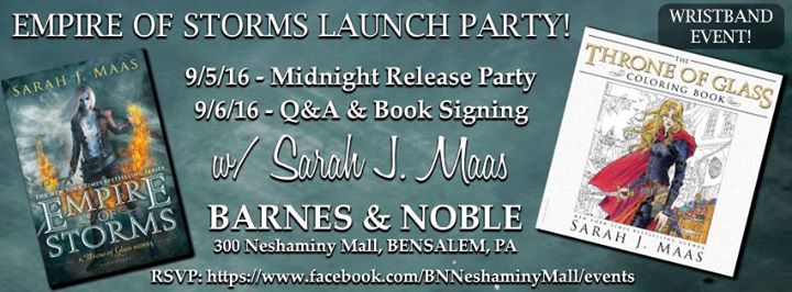 Sarah J Maas Empire Of Storms Launch Party At Barnes Noble