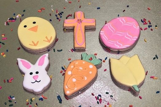 basic easter cookies at