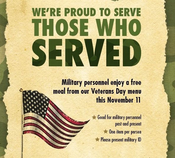 Veterans Eat Free at Twin Peaks Greenville, Greenville