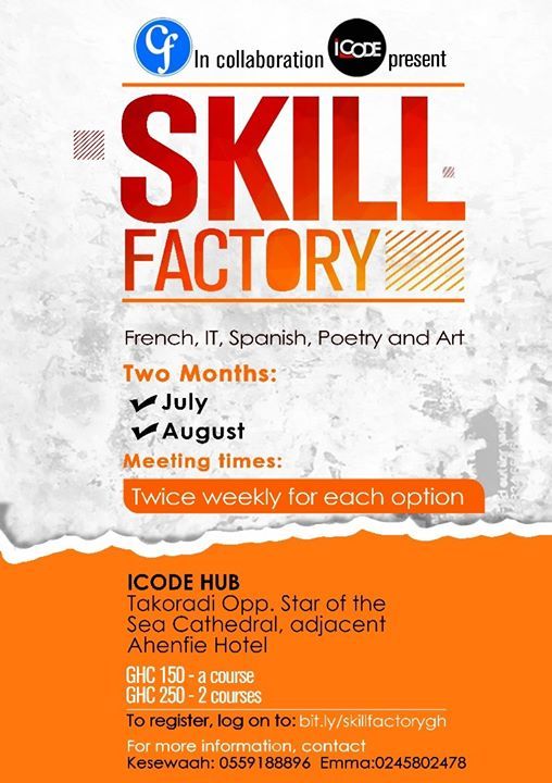 Skill Factory, Takoradi, July 5 2019 | AllEvents.in