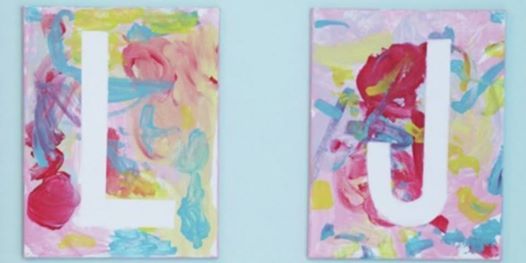11 21 abstract initial painting ages 2 up at charm school indiana