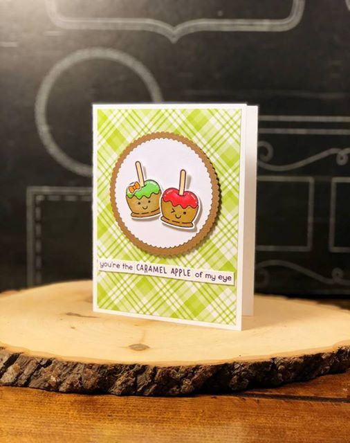 caramel apple card free make take at craft warehouse medford
