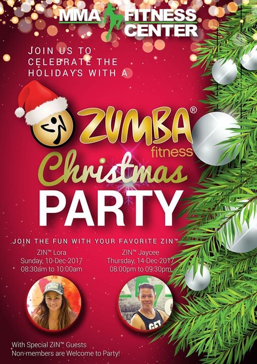 Zumba Christmas Party at MMA Fitness Center Discovery Gardens, Dubaj