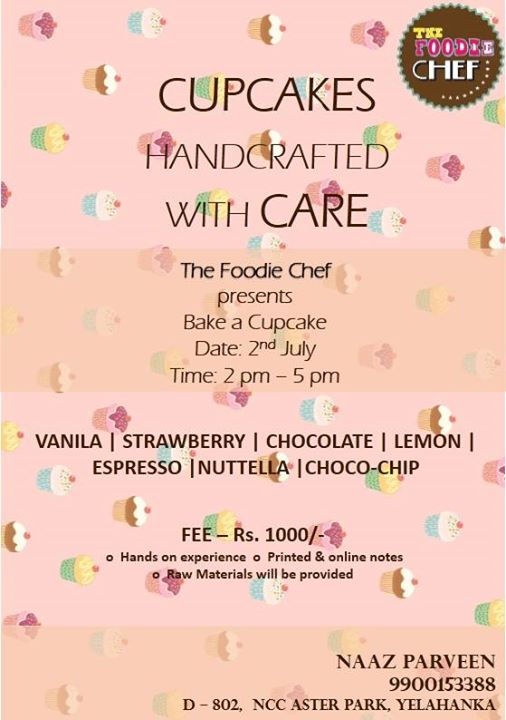 Cupcake Baking Classes at Yelahanka New Town Road ...
