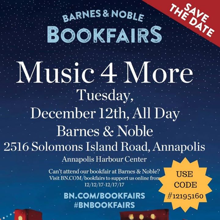 Barnes Noble Bookfair To Benefit Music 4 More Music 4 Vets At