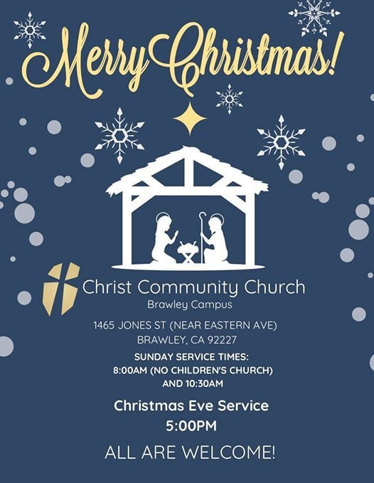 Christmas Eve Candlelight Service At Brawley Christ Community Christmas Eve Candlelight Service
